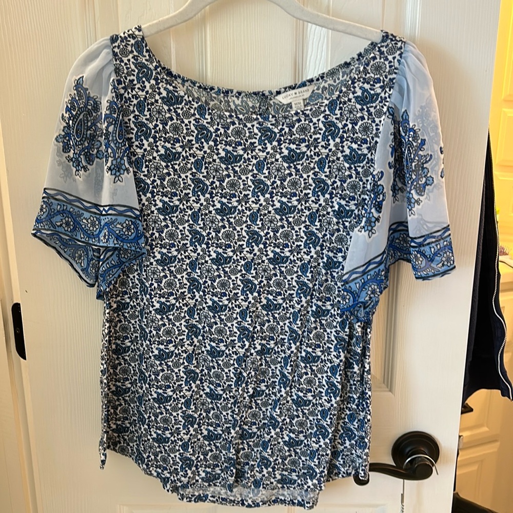 Lucky brand blouse M